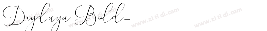 Digdaya Bold字体转换